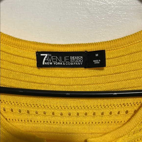 7th Avenue Yellow Women's Sweater - Picture 2 of 5